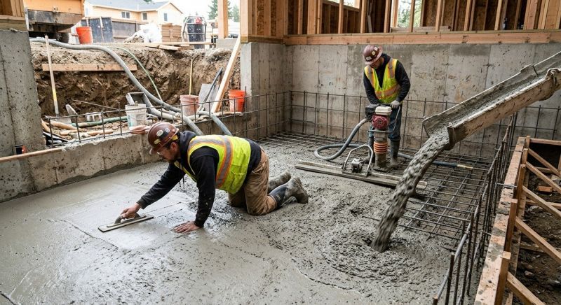 Basement Concrete Installation in Kaysville, UT