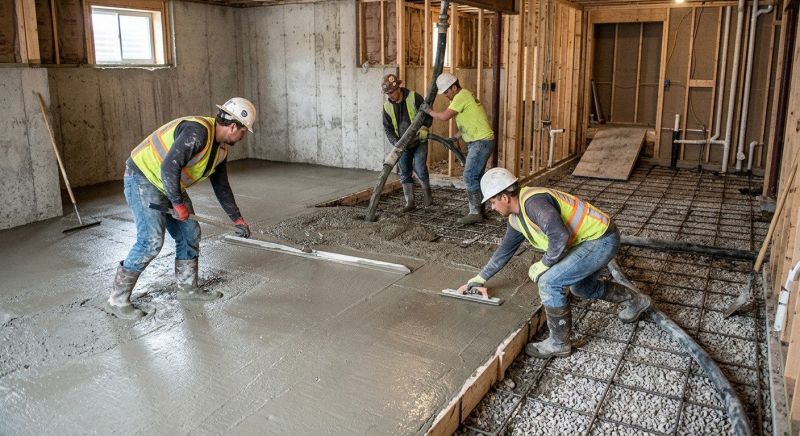 Basement Concrete Installation in Ogden, UT