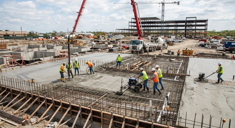 Commercial Slab Construction in Eden, UT