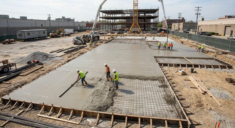 Commercial Slab Construction in Morgan, UT
