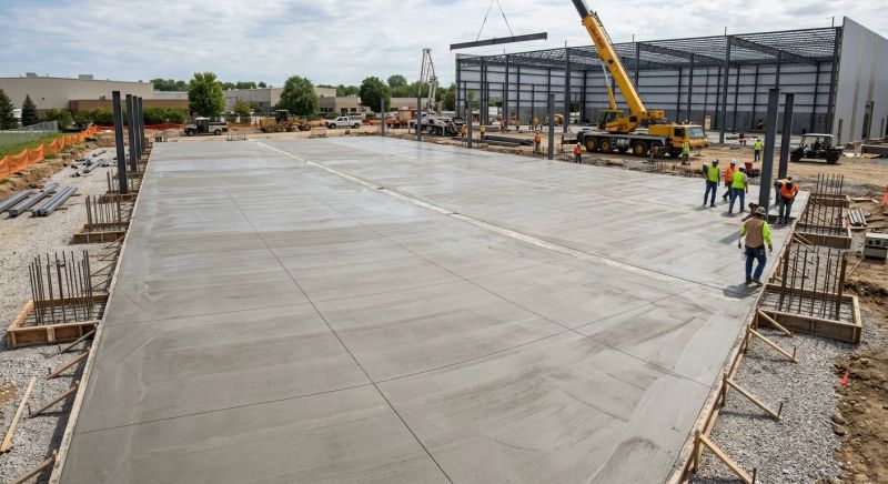 Commercial Slab Construction in Roy, UT