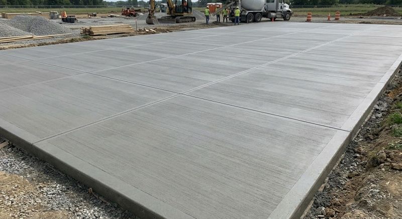 Commercial Slab Installation in Eden, UT