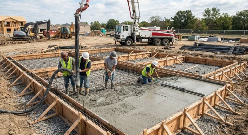 Concrete Foundation Installation in Huntsville, UT