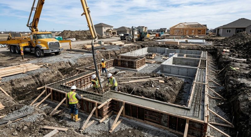 Concrete Foundation Installation in Kaysville, UT