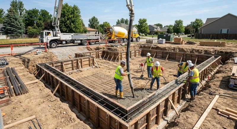 Concrete Foundation Installation in Morgan, UT