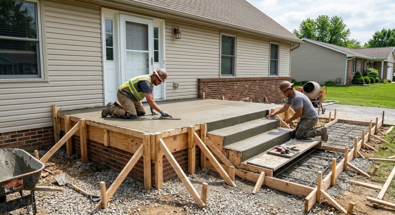 Concrete Porch Construction in Ogden, UT