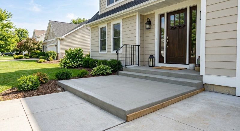 Concrete Porch Installation in Morgan, UT