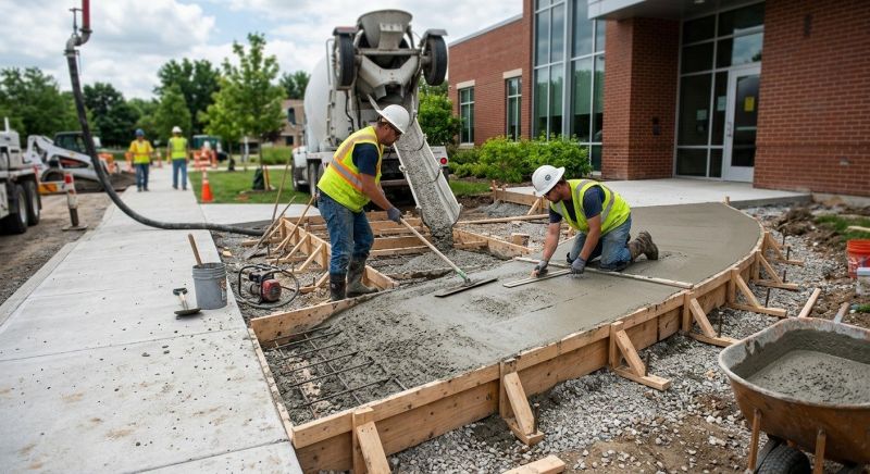 Concrete Ramp Installation in Roy, UT