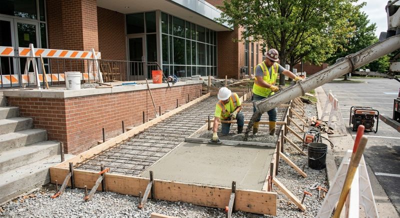 Concrete Ramp Installation in Syracuse, UT