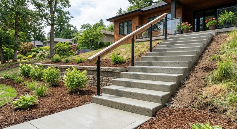Concrete Stairs Construction in Box Elder County, UT