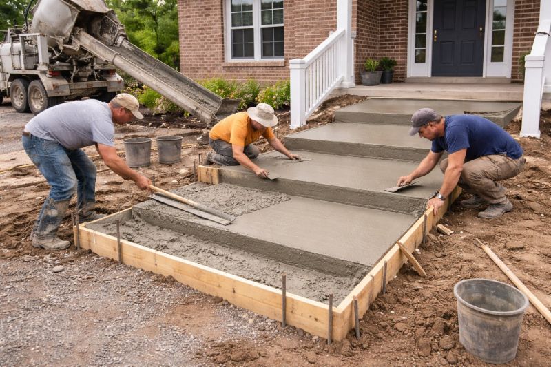 Concrete Stairs Construction in Morgan, UT