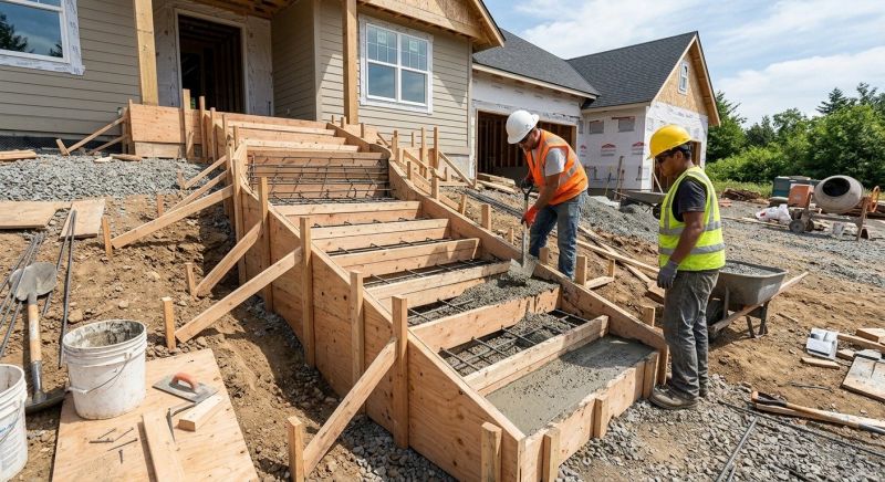 Concrete Stairs Construction in Weber County, UT