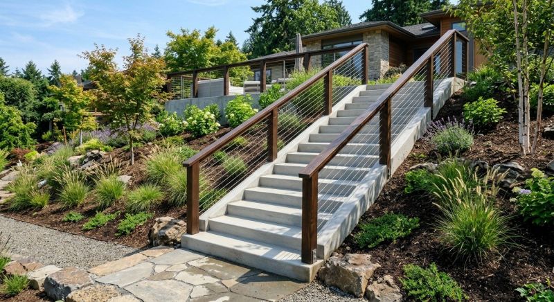 Concrete Stairs Installation in Davis County, UT