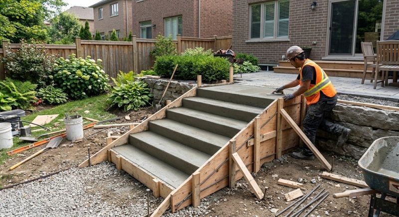 Concrete Stairs Installation in Hooper, UT
