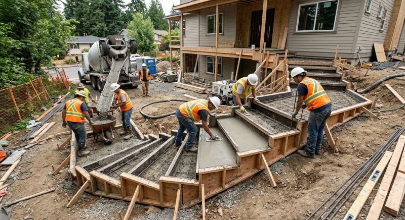 Concrete Stairs Installation in Huntsville, UT