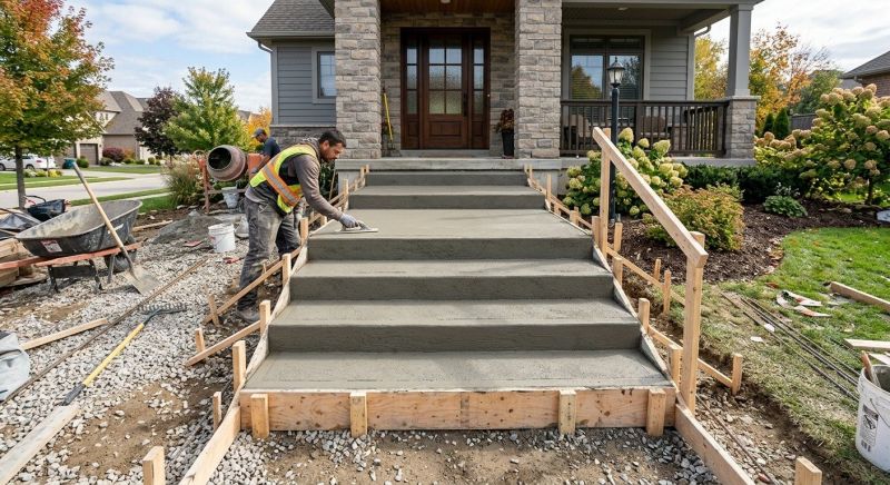 Concrete Stairs Installation in Roy, UT