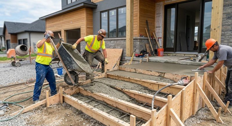 Concrete Steps Pouring in Ogden, UT