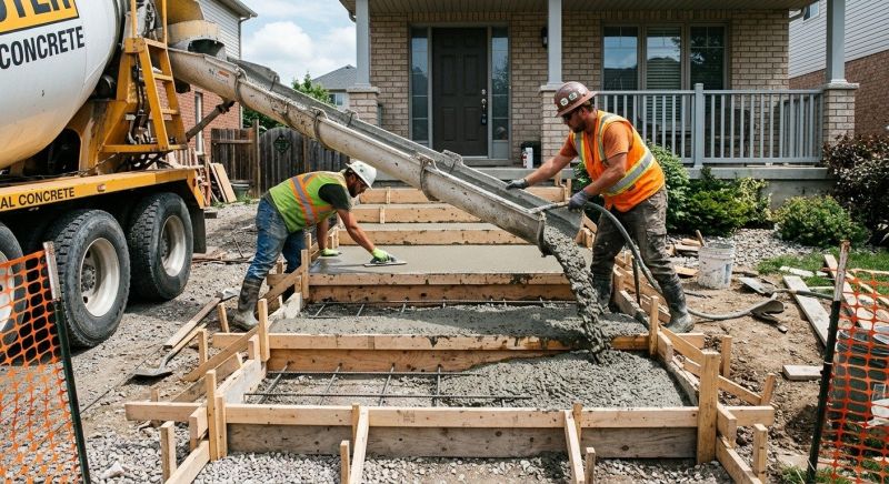 Concrete Steps Pouring in Ogden, UT