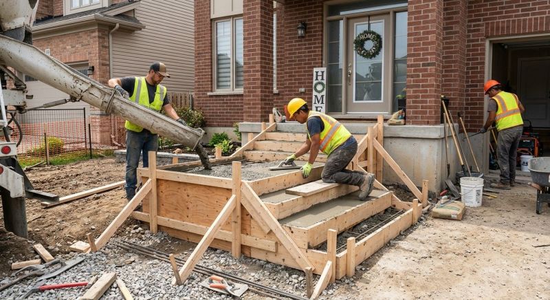 Concrete Steps Pouring in Ogden, UT