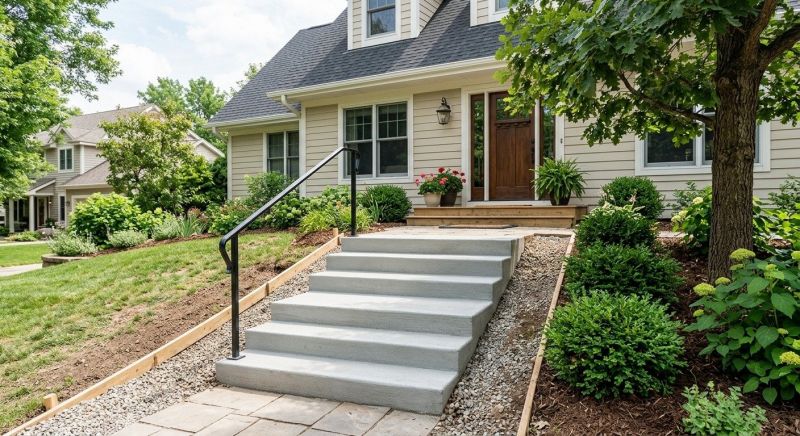 Concrete Steps Replacement in Hooper, UT