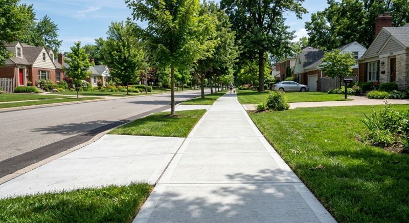 Concrete Walkway Installation in Huntsville, UT