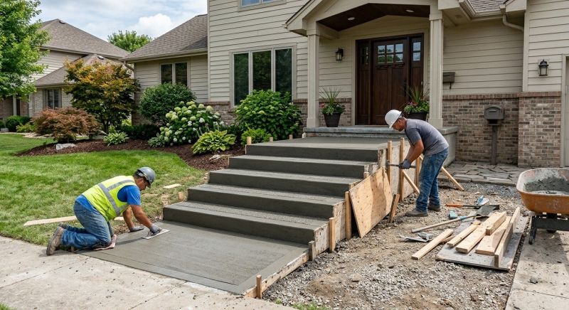 Entryway Stairs Installation in Ogden, UT
