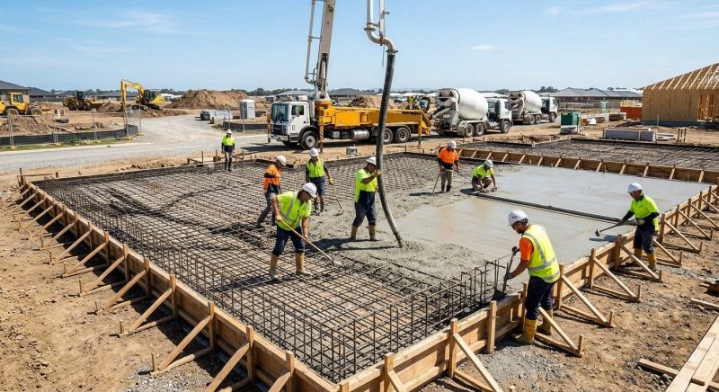 Foundation Slab Construction in Ogden, UT