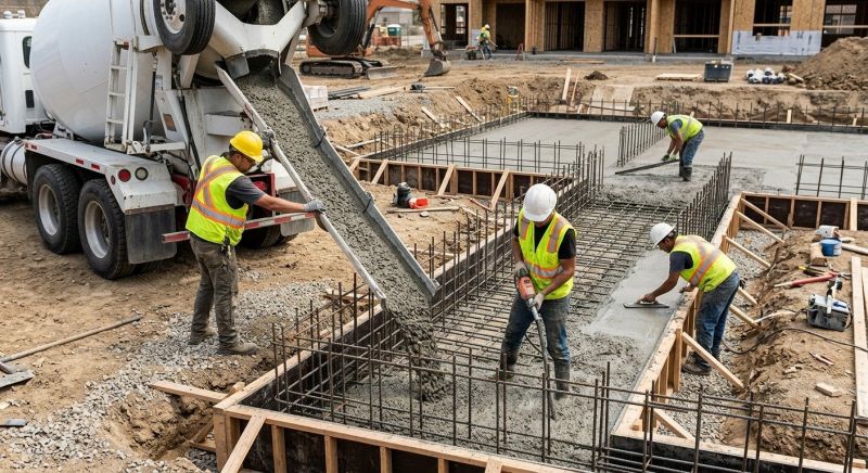 Foundation Wall Pouring in Farmington, UT