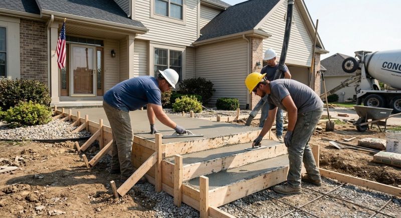Porch Slab Installation in Ogden, UT