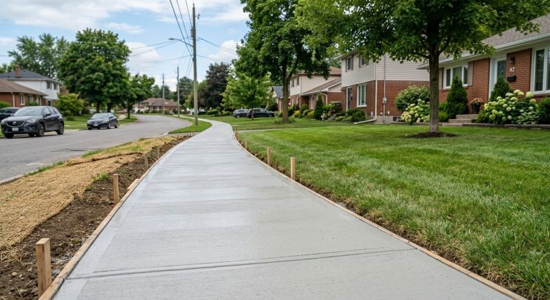 Sidewalk Construction in Eden, UT
