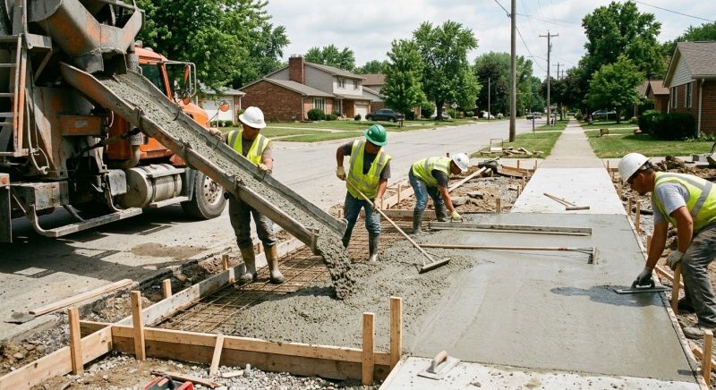 Sidewalk Pouring in Ogden, UT