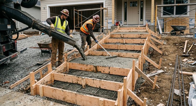 Steps Pouring in Ogden, UT