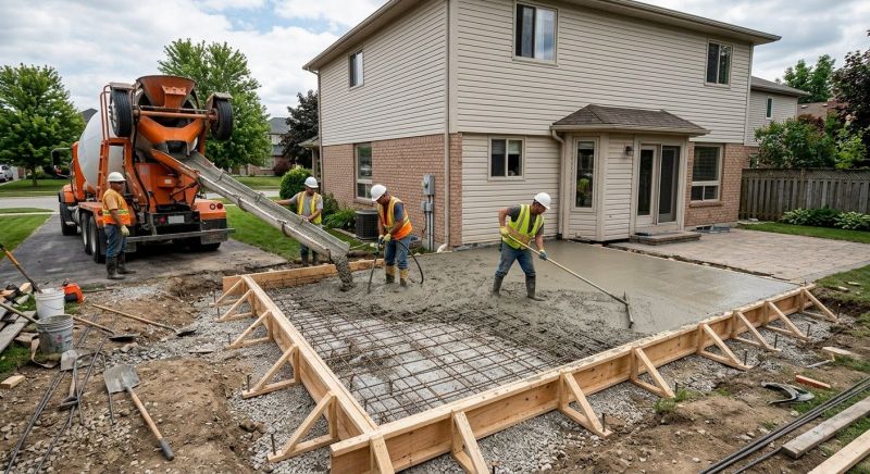 Veranda Pouring in Layton, UT
